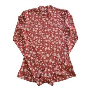 Black Tape Sheer Blouse XS Women Long Sleeves Turtle Neck Y2K See Thru